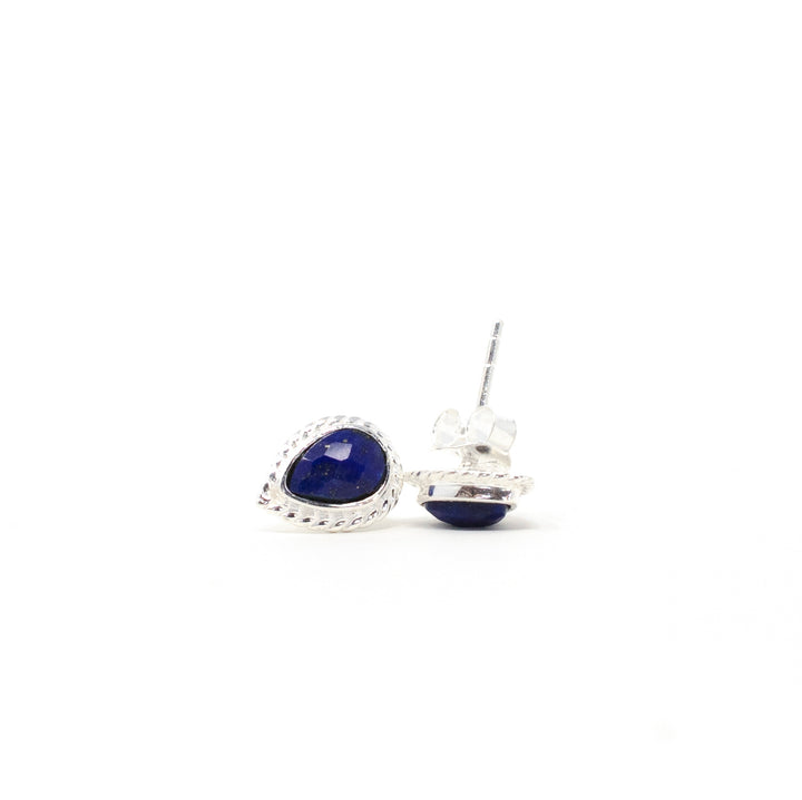 Boho Drop Stud Lapis Lazuli